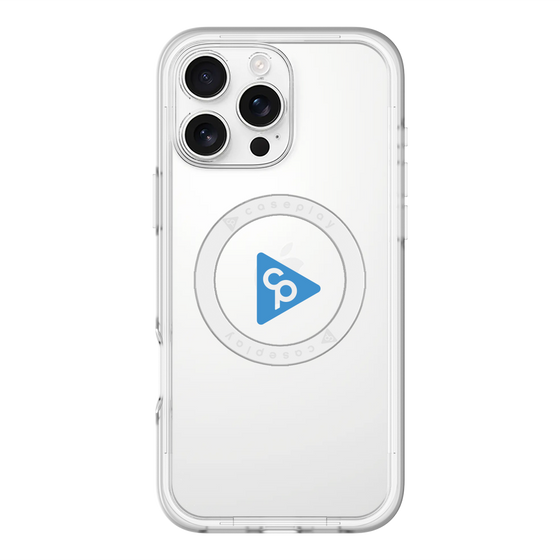 スリムプロテクションプレミアムケース with MagSafe［ オリジナル - caseplayロゴ - ブルー/C ］