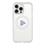 スリムプロテクションプレミアムケース with MagSafe［ オリジナル - caseplayロゴ - パープル/C ］
