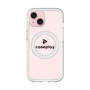 スリムプロテクションプレミアムケース with MagSafe［ オリジナル - caseplayロゴ - ブラック/D ］