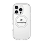 スリムプロテクションプレミアムケース with MagSafe［ オリジナル - caseplayロゴ - ブラック/D ］