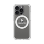 スリムプロテクションプレミアムケース with MagSafe［ オリジナル - caseplayロゴ - ホワイト/D ］