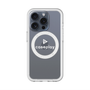 スリムプロテクションプレミアムケース with MagSafe［ オリジナル - caseplayロゴ - ホワイト/D ］