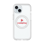 スリムプロテクションプレミアムケース with MagSafe［ オリジナル - caseplayロゴ - レッド/D ］