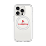 スリムプロテクションプレミアムケース with MagSafe［ オリジナル - caseplayロゴ - レッド/D ］