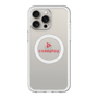 スリムプロテクションプレミアムケース with MagSafe［ オリジナル - caseplayロゴ - レッド/D ］
