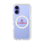 スリムプロテクションプレミアムケース with MagSafe［ オリジナル - caseplayロゴ - レッド/D ］