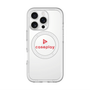 スリムプロテクションプレミアムケース with MagSafe［ オリジナル - caseplayロゴ - レッド/D ］
