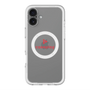 スリムプロテクションプレミアムケース with MagSafe［ オリジナル - caseplayロゴ - レッド/D ］