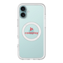 スリムプロテクションプレミアムケース with MagSafe［ オリジナル - caseplayロゴ - レッド/D ］