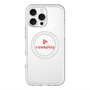 スリムプロテクションプレミアムケース with MagSafe［ オリジナル - caseplayロゴ - レッド/D ］