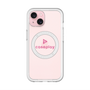 スリムプロテクションプレミアムケース with MagSafe［ オリジナル - caseplayロゴ - ピンク/D ］