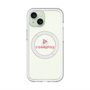スリムプロテクションプレミアムケース with MagSafe［ オリジナル - caseplayロゴ - ピンク/D ］