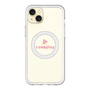 スリムプロテクションプレミアムケース with MagSafe［ オリジナル - caseplayロゴ - ピンク/D ］
