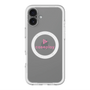 スリムプロテクションプレミアムケース with MagSafe［ オリジナル - caseplayロゴ - ピンク/D ］