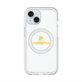 スリムプロテクションプレミアムケース with MagSafe［ オリジナル - caseplayロゴ - イエロー/D ］