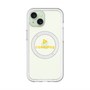 スリムプロテクションプレミアムケース with MagSafe［ オリジナル - caseplayロゴ - イエロー/D ］