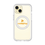 スリムプロテクションプレミアムケース with MagSafe［ オリジナル - caseplayロゴ - オレンジ/D ］