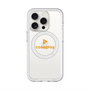 スリムプロテクションプレミアムケース with MagSafe［ オリジナル - caseplayロゴ - オレンジ/D ］
