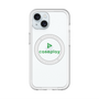 スリムプロテクションプレミアムケース with MagSafe［ オリジナル - caseplayロゴ - グリーン/D ］
