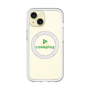 スリムプロテクションプレミアムケース with MagSafe［ オリジナル - caseplayロゴ - グリーン/D ］
