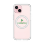 スリムプロテクションプレミアムケース with MagSafe［ オリジナル - caseplayロゴ - グリーン/D ］