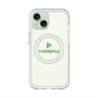スリムプロテクションプレミアムケース with MagSafe［ オリジナル - caseplayロゴ - グリーン/D ］