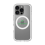 スリムプロテクションプレミアムケース with MagSafe［ オリジナル - caseplayロゴ - グリーン/D ］