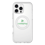 スリムプロテクションプレミアムケース with MagSafe［ オリジナル - caseplayロゴ - グリーン/D ］