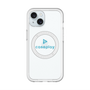 スリムプロテクションプレミアムケース with MagSafe［ オリジナル - caseplayロゴ - ライトブルー/D ］