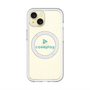 スリムプロテクションプレミアムケース with MagSafe［ オリジナル - caseplayロゴ - ライトブルー/D ］