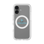 スリムプロテクションプレミアムケース with MagSafe［ オリジナル - caseplayロゴ - ライトブルー/D ］