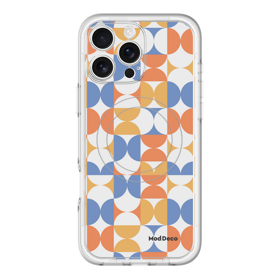 スリムプロテクションプレミアムケース with MagSafe［ Mod Deco - オリジナル - 幾何学模様/A ］