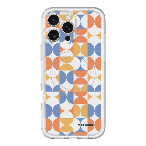 スリムプロテクションプレミアムケース with MagSafe［ Mod Deco - オリジナル - 幾何学模様/A ］