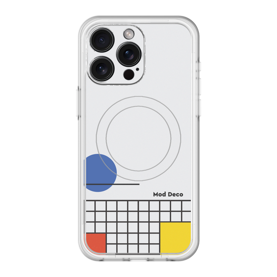 スリムプロテクションプレミアムケース with MagSafe［ Mod Deco - オリジナル - レトロ ］