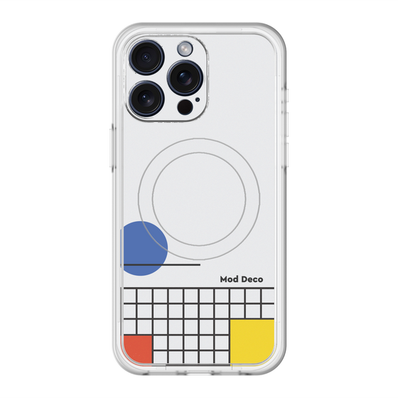 スリムプロテクションプレミアムケース with MagSafe［ Mod Deco - オリジナル - レトロ ］