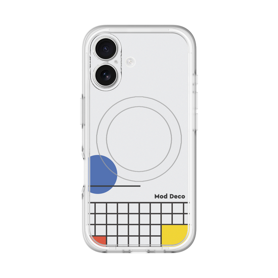 スリムプロテクションプレミアムケース with MagSafe［ Mod Deco - オリジナル - レトロ ］