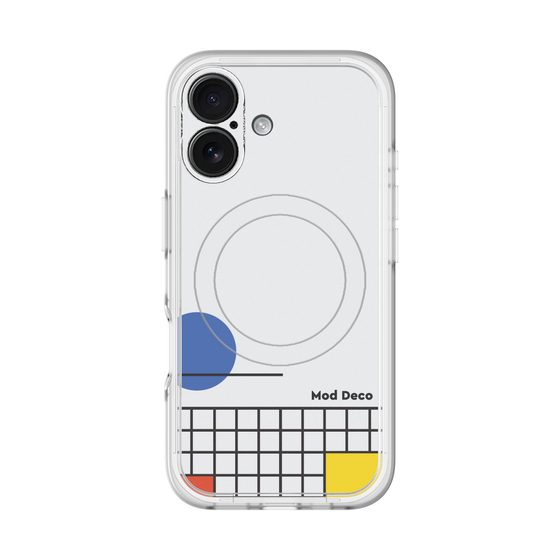 スリムプロテクションプレミアムケース with MagSafe［ Mod Deco - オリジナル - レトロ ］