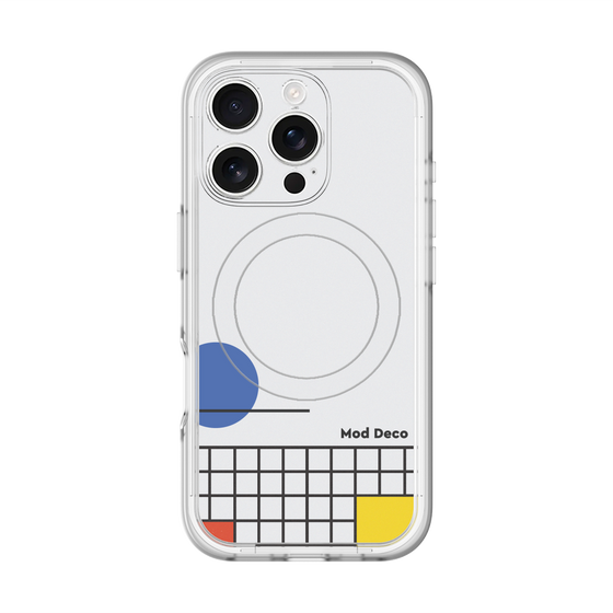 スリムプロテクションプレミアムケース with MagSafe［ Mod Deco - オリジナル - レトロ ］