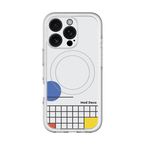 スリムプロテクションプレミアムケース with MagSafe［ Mod Deco - オリジナル - レトロ ］