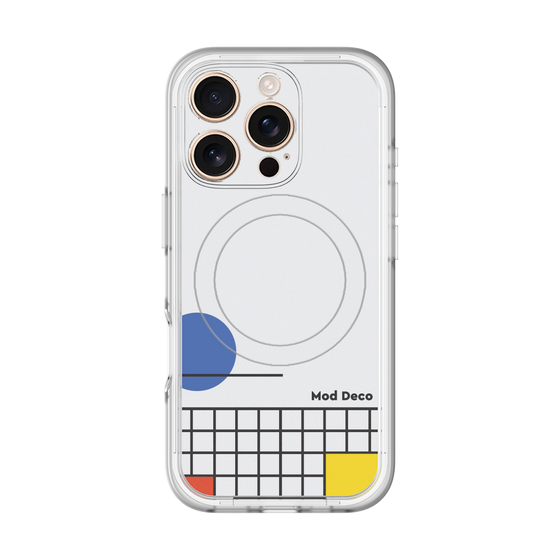 スリムプロテクションプレミアムケース with MagSafe［ Mod Deco - オリジナル - レトロ ］