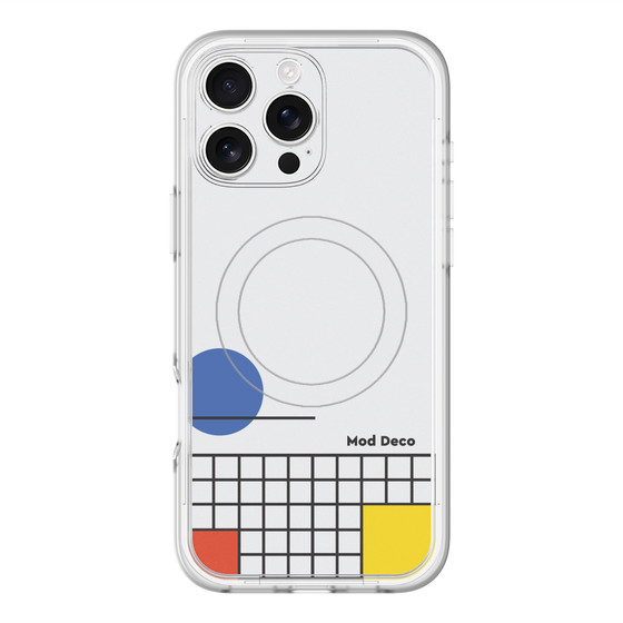 スリムプロテクションプレミアムケース with MagSafe［ Mod Deco - オリジナル - レトロ ］