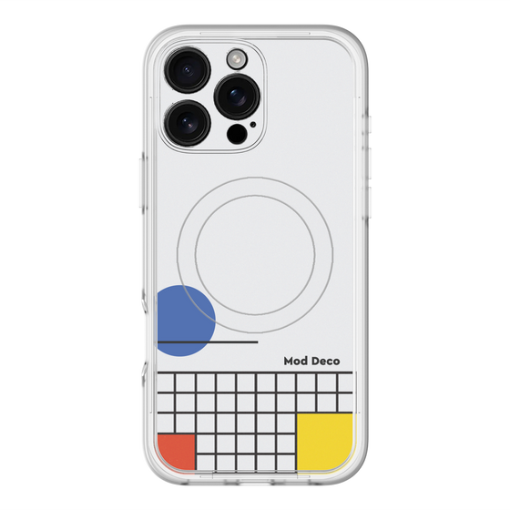 スリムプロテクションプレミアムケース with MagSafe［ Mod Deco - オリジナル - レトロ ］