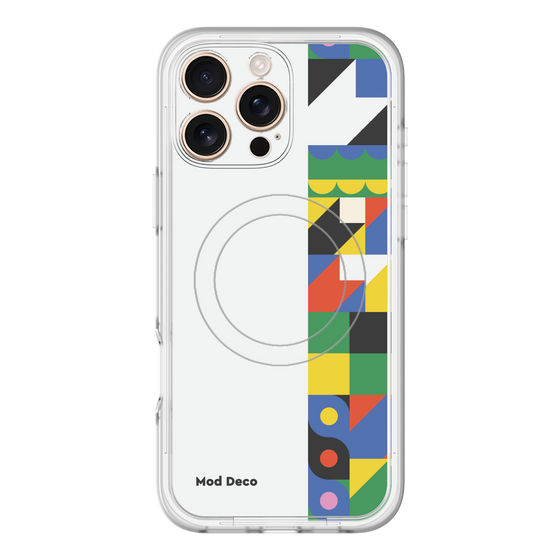スリムプロテクションプレミアムケース with MagSafe［ Mod Deco - オリジナル - 幾何学模様/B ］