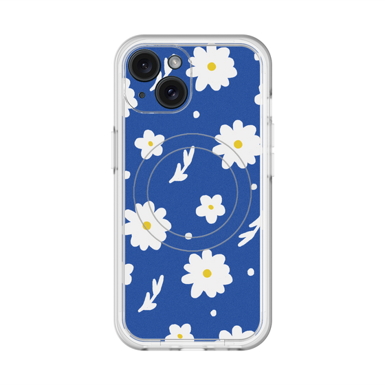 スリムプロテクションプレミアムケース with MagSafe［ Mod Deco - オリジナル - フラワー/B ］