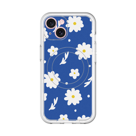 スリムプロテクションプレミアムケース with MagSafe［ Mod Deco - オリジナル - フラワー/B ］