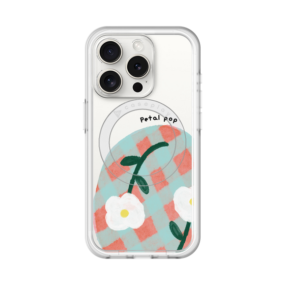 スリムプロテクションプレミアムケース with MagSafe［ Mod Deco - オリジナル - フラワー/D ］