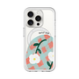 スリムプロテクションプレミアムケース with MagSafe［ Mod Deco - オリジナル - フラワー/D ］