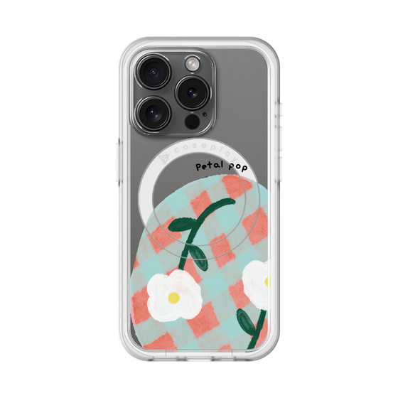 スリムプロテクションプレミアムケース with MagSafe［ Mod Deco - オリジナル - フラワー/D ］