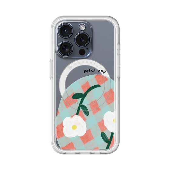 スリムプロテクションプレミアムケース with MagSafe［ Mod Deco - オリジナル - フラワー/D ］