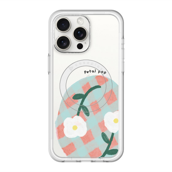 スリムプロテクションプレミアムケース with MagSafe［ Mod Deco - オリジナル - フラワー/D ］